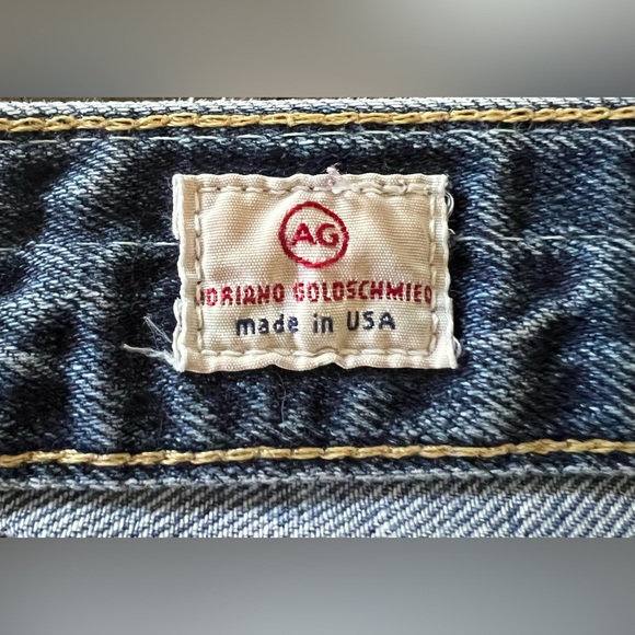 AG Jeans - The Beau High Rise Slouchy Skinny Denim Jeans Baggy Distressed Ripped - Picture 11 of 14